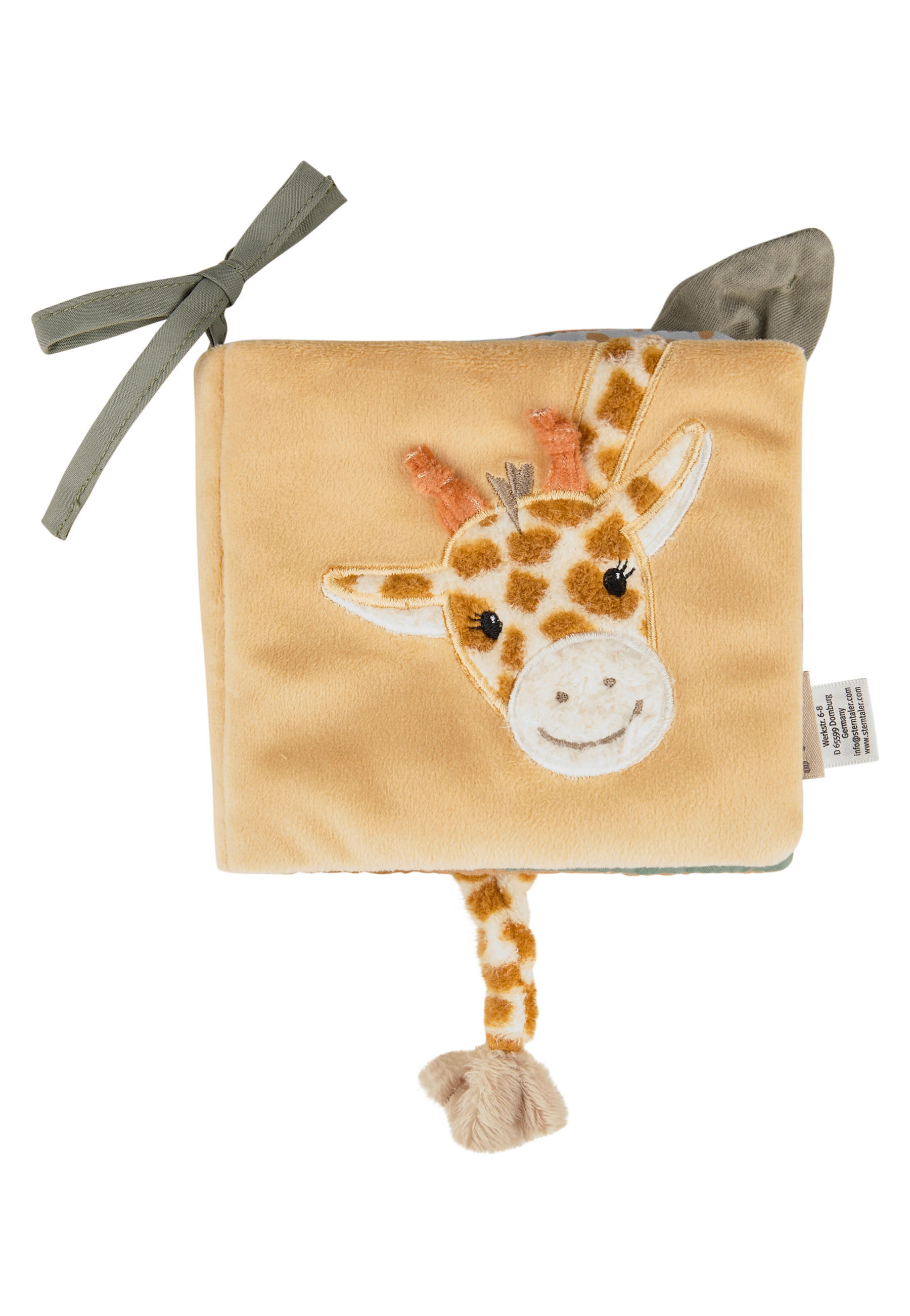 STOFFBUCH Safari  - Dunkelgelb, Basics, Textil (11,5/13/4cm) - Sterntaler