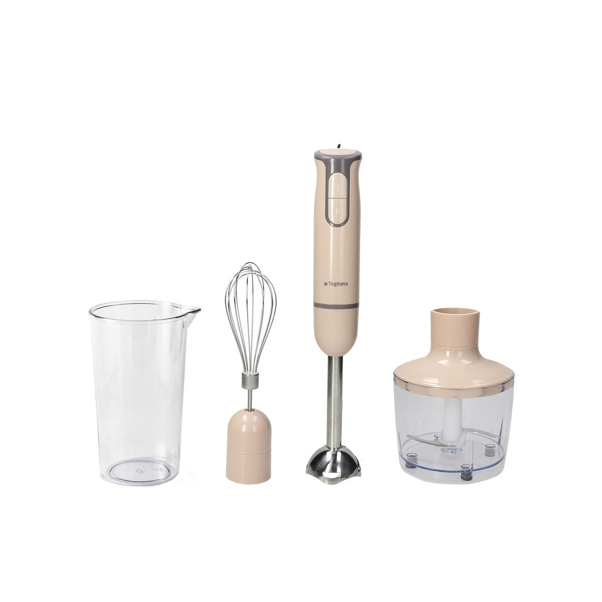 ŠTAPNI MIKSER Iridea Beige  - bež, Basics, metal/plastika (37/6.5cm) - Tognana