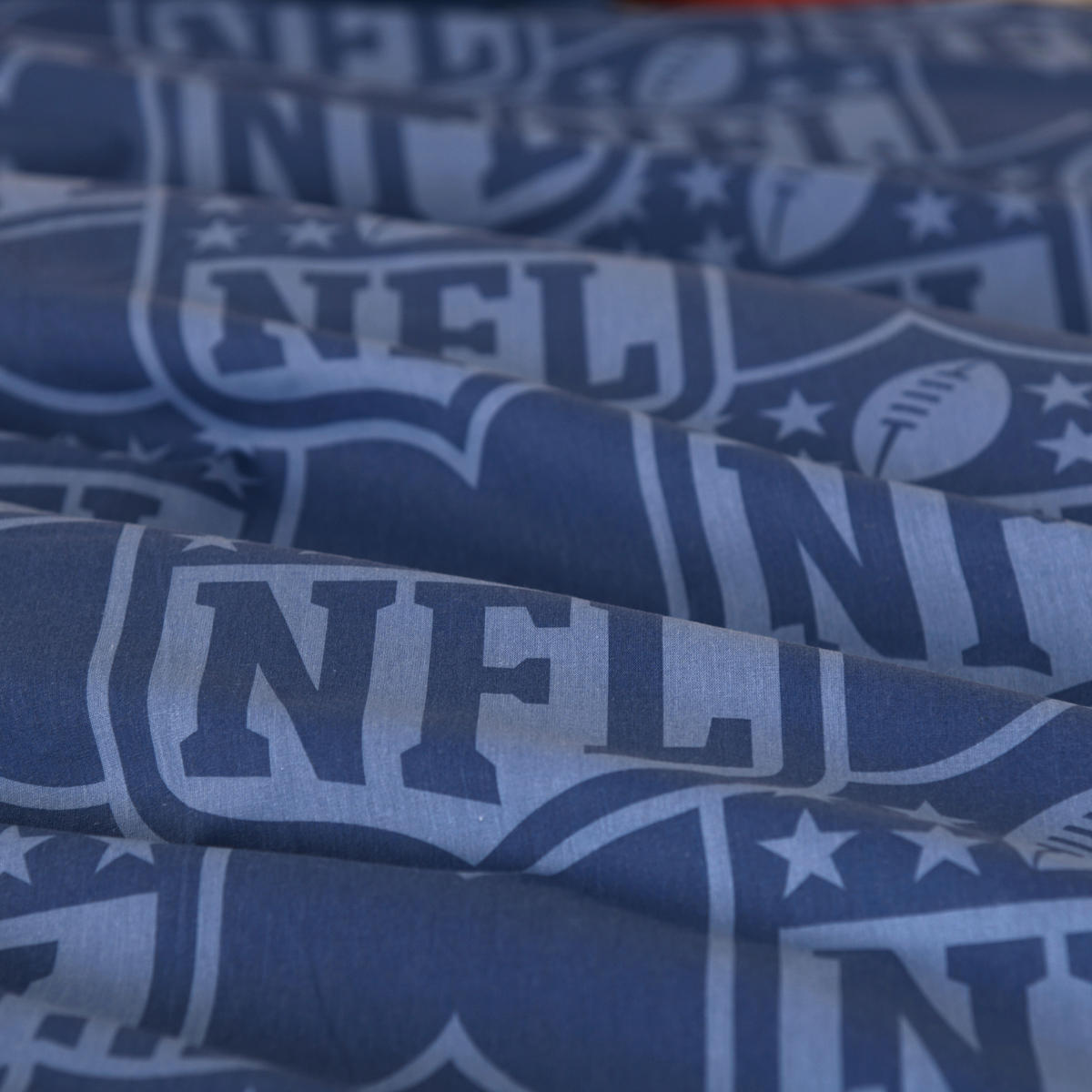 JUGENDBETTWÄSCHE NFL Renforcé 135/200 cm  - Hellblau, Design, Textil (135/200cm) - Herding