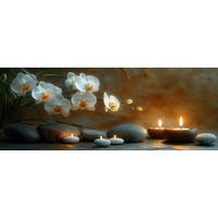 GLASBILD Zen  - Multicolor, Basics, Glas (30/80/1,40cm) - Euroart