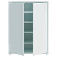 SCHUHSCHRANK Alice Springs  in 75/100/35 cm  - Hellgrau/Grau, MODERN, Holzwerkstoff/Kunststoff (75/100/35cm) - Xora