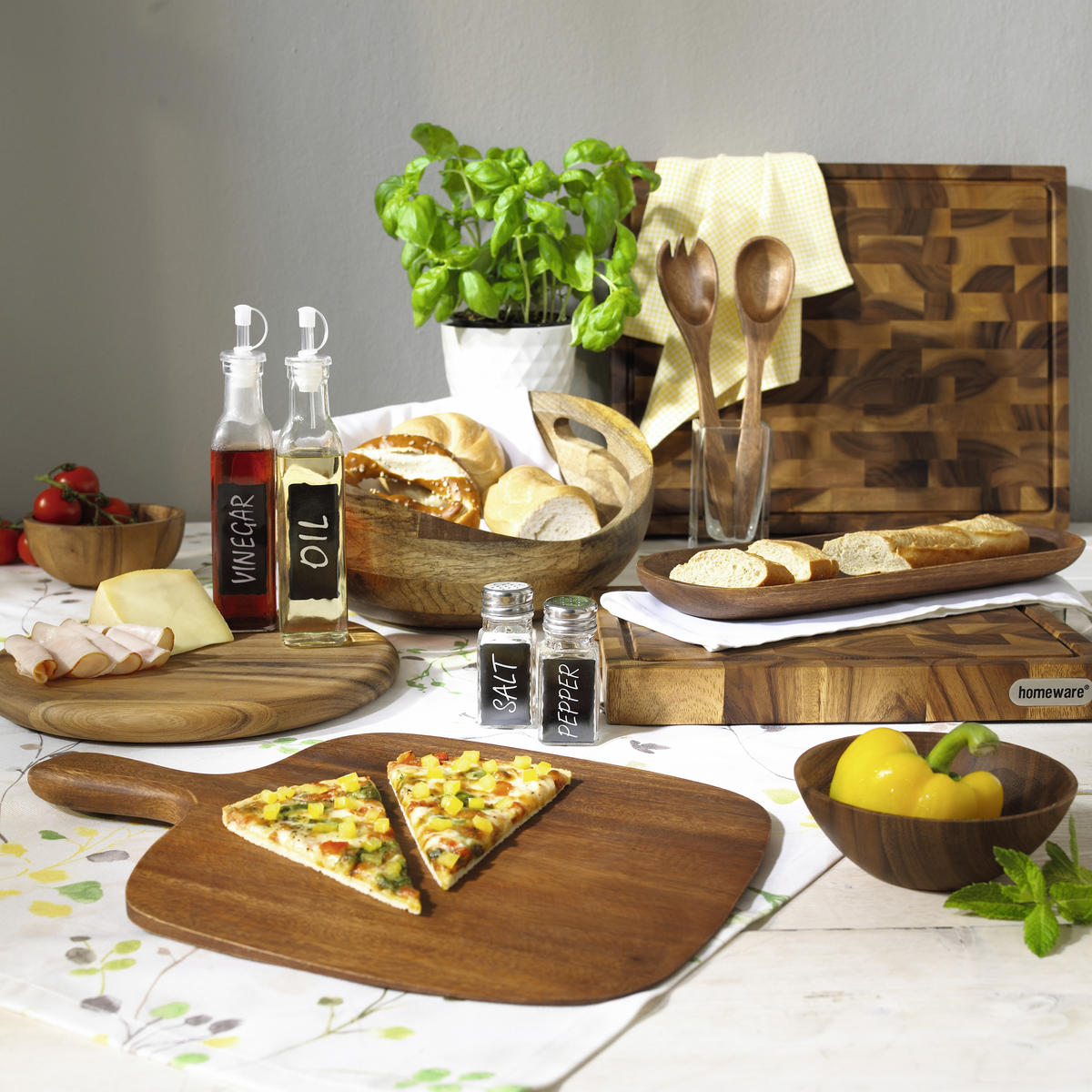 DESKA ZA SERVIRANJE - barve akacije, Basics, les (43/30/2,5cm) - Homeware Profession.