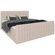 BOXBETT 180/200 cm  in Creme  - Creme/Schwarz, Basics, Kunststoff/Textil (180/200cm) - Carryhome