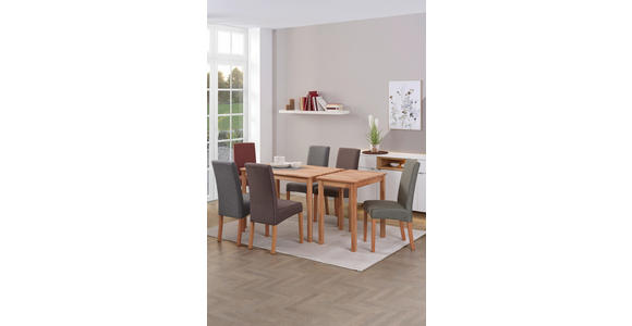 ESSTISCH Buche massiv rechteckig Buchefarben - Buchefarben, KONVENTIONELL, Holz (70/50/75cm) - Carryhome
