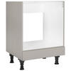 HERDUMBAUSCHRANK 60/87/56 cm  in Grau  - Grau, MODERN, Holzwerkstoff (60/87/56cm) - Nobilia
