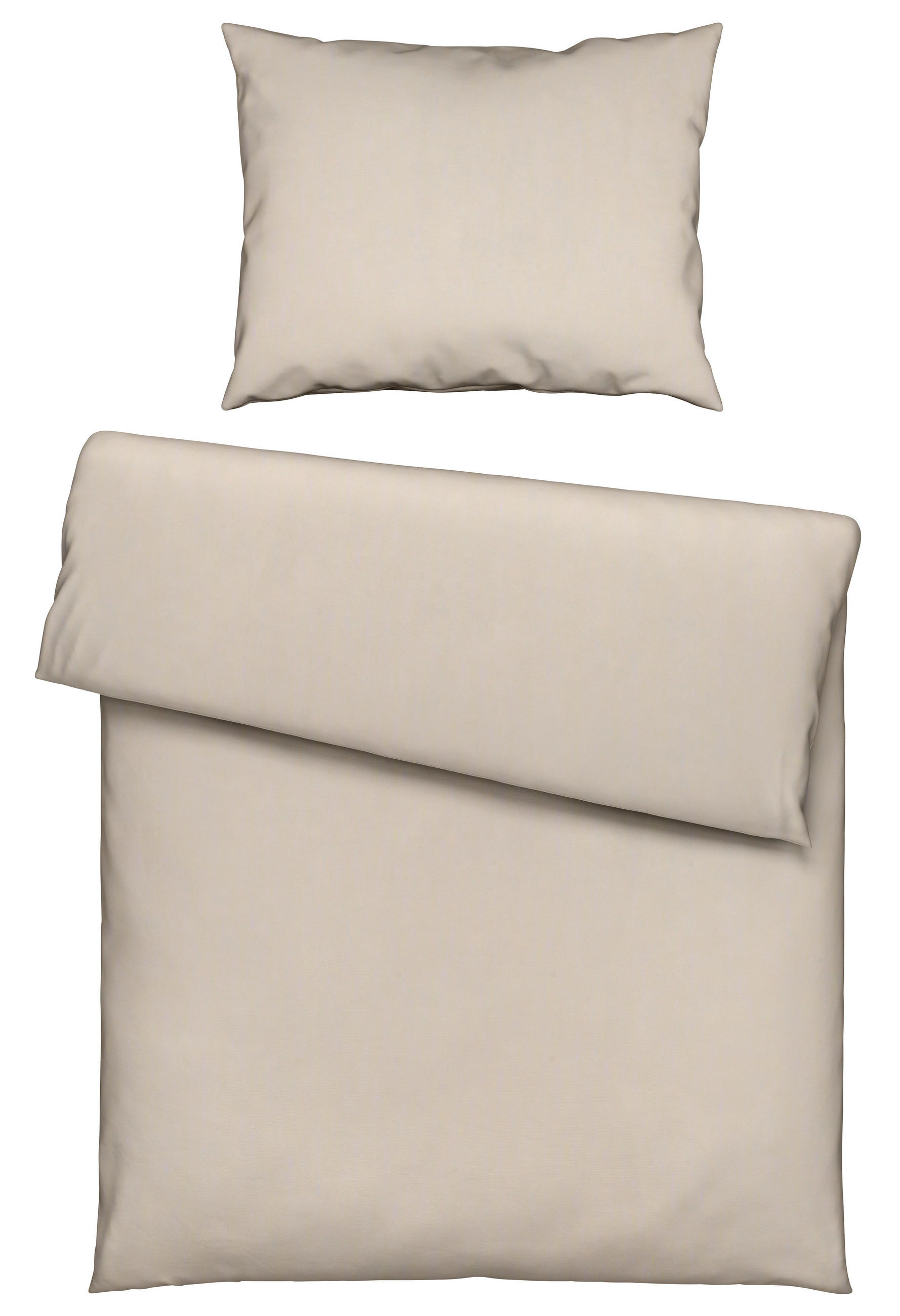 POSTEĽNÁ BIELIZEŇ, perkál, piesková, 140/200 cm - piesková, Basics, textil (140/200cm) - Bio:Vio