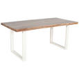 TISCHGESTELL in Metall 80/40/73 cm - Creme, Design, Metall (80/40/73cm) - Landscape