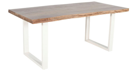 TISCHGESTELL in Metall 80/40/73 cm - Creme, Design, Metall (80/40/73cm) - Landscape