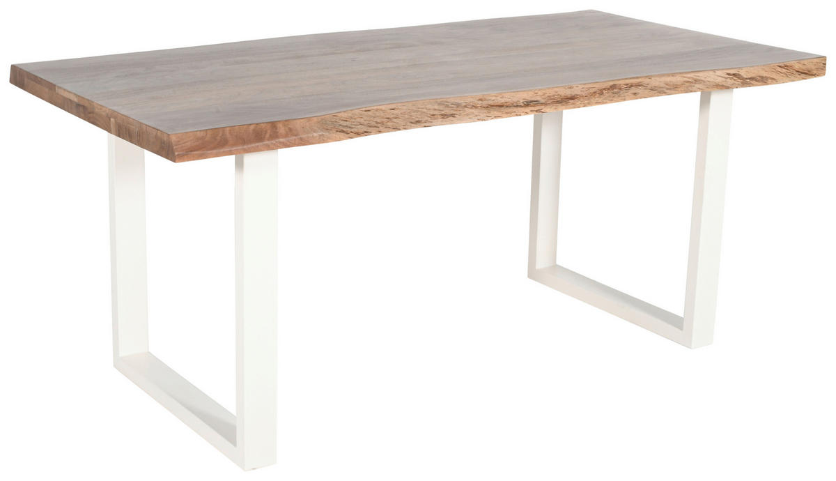TISCHGESTELL Creme  - Creme, Design, Metall (80/40/73cm) - Landscape
