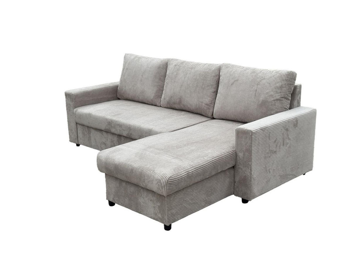 KUTNA GARNITURA drvo, tekstil    - Moderno, drvo/tekstil (230/160/88cm) - Ti'me