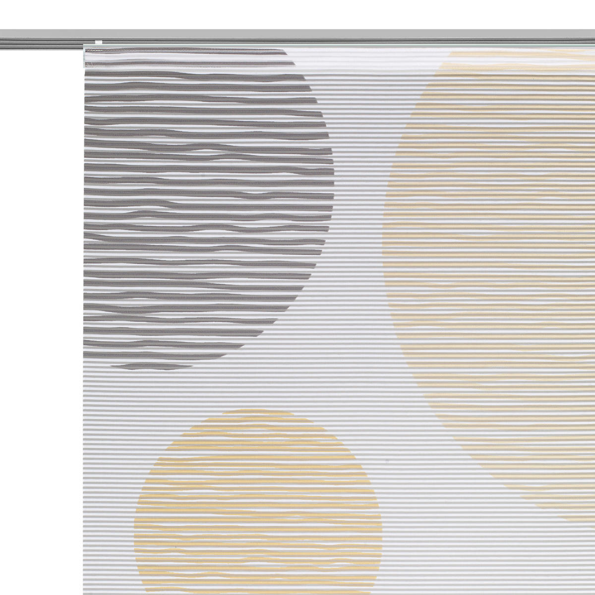 FLÄCHENVORHANG in Gelb transparent  - Gelb, Design, Textil (60/255cm) - Novel