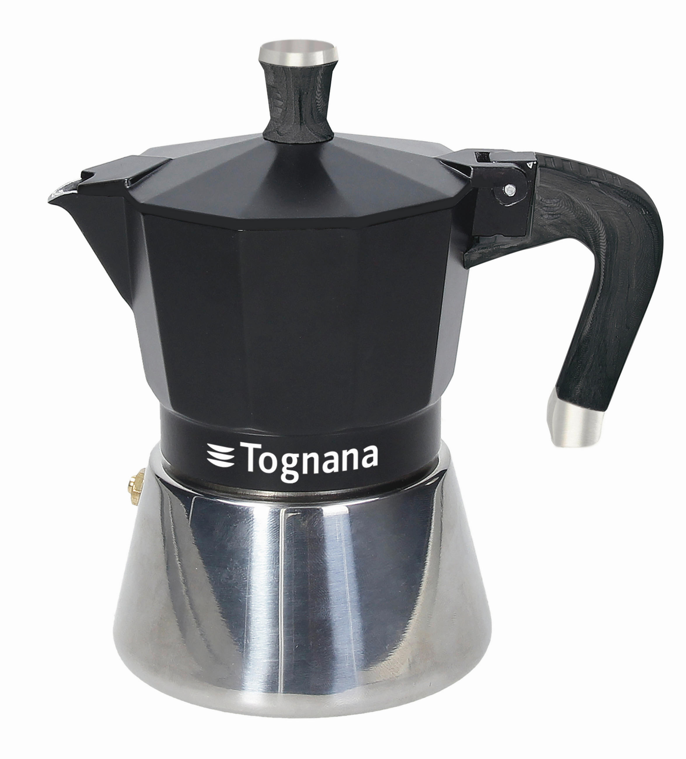 POSODA ZA PRIPRAVO KAVE SPHERA  180 ml l   15/9,5/16 cm - črna, Basics, kovina/umetna masa (15/9,5/16cm) - Tognana