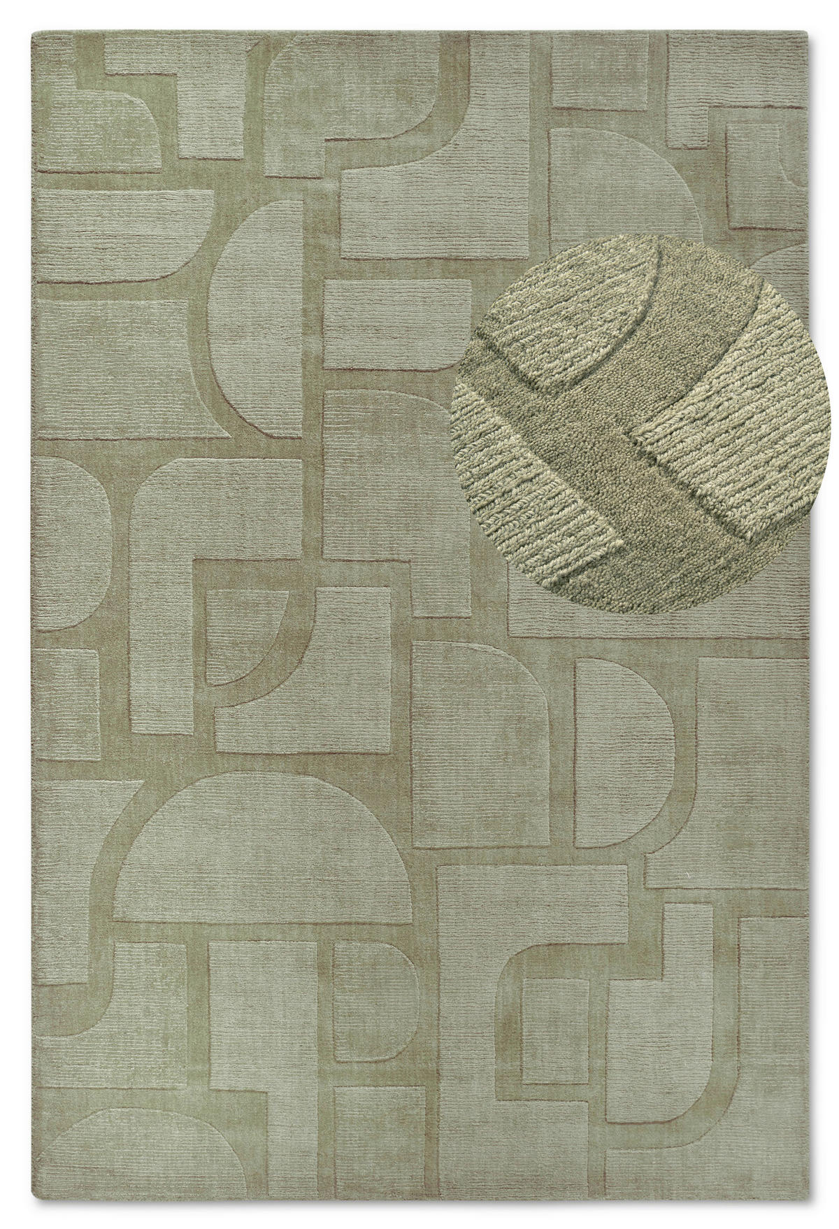 HANDWEBTEPPICH 120/170 cm Kollektion 1906 Grün  - Grün, Basics, Textil (120/170cm) - Villeroy & Boch