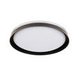 LED-DECKENLEUCHTE   - Transparent/Schwarz, Trend, Kunststoff/Metall (40cm) - Boxxx