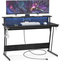 COMPUTERTISCH  - Schwarz, Trend, Holzwerkstoff/Metall (120/91/60cm) - MID.YOU