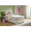 BOXBETT 120/200 cm  in Creme  - Chromfarben/Creme, Trend, Kunststoff/Textil (120/200cm) - Boxxx