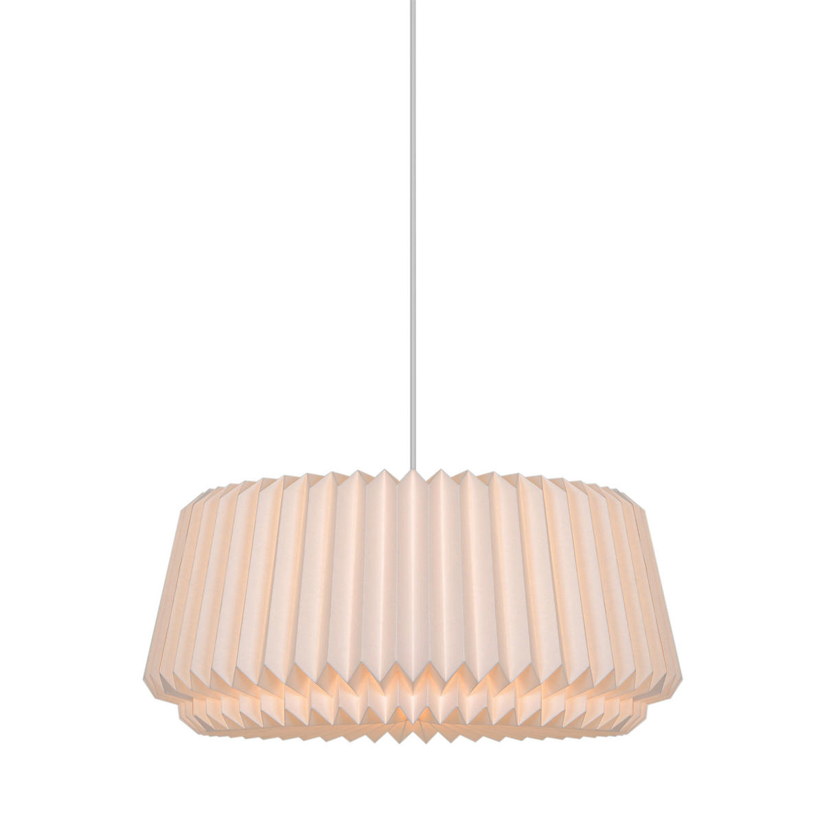 HÄNGELEUCHTE Belloy 50/22 cm  - Weiß, Design, Papier (50/22cm) - Nordlux