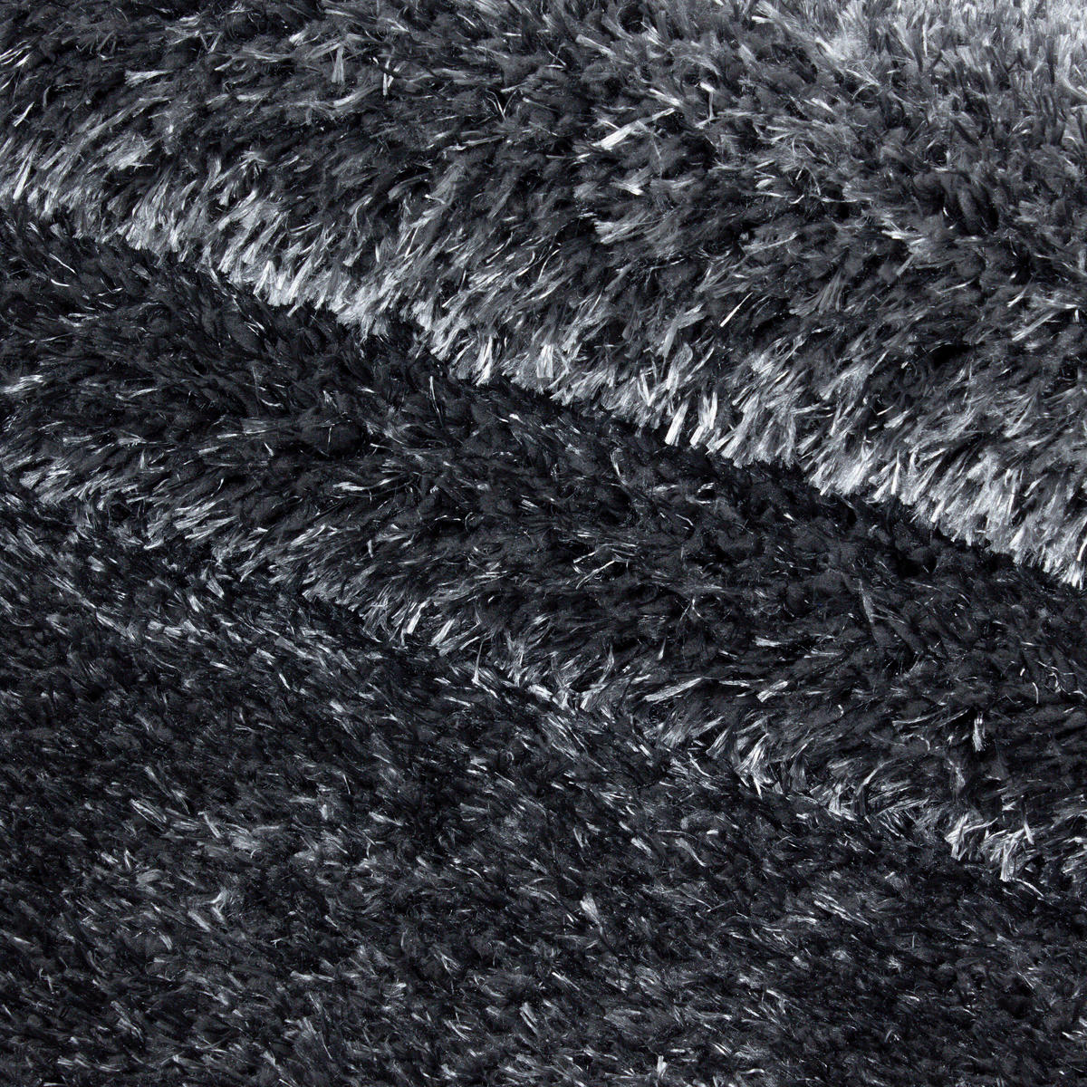 HOCHFLORTEPPICH 80/150 cm Brilliant 4200 grau Grau  - Grau, Basics, Textil (80/150cm)