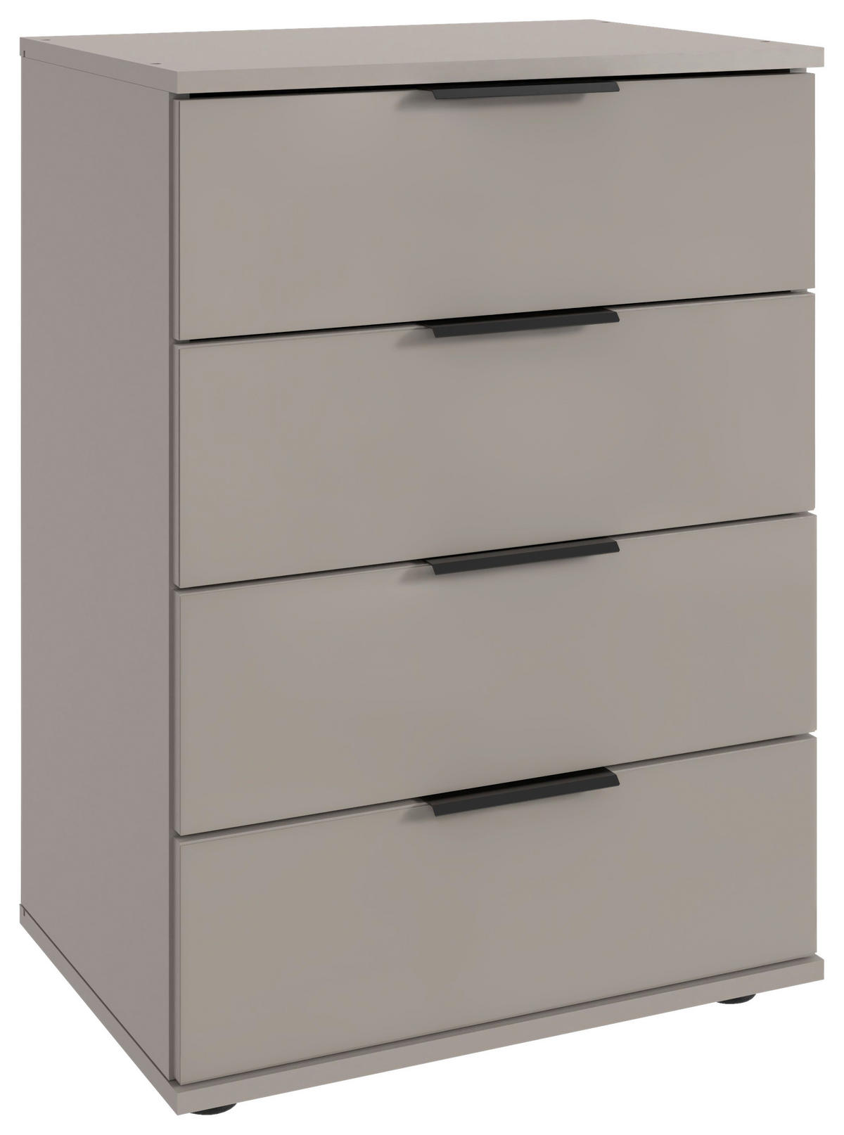 NOČNÍ STOLEK, šedobéžová, černá, 52/74/38 cm - černá/šedobéžová, Moderní, kov/kompozitní dřevo (52/74/38cm) - MID.YOU