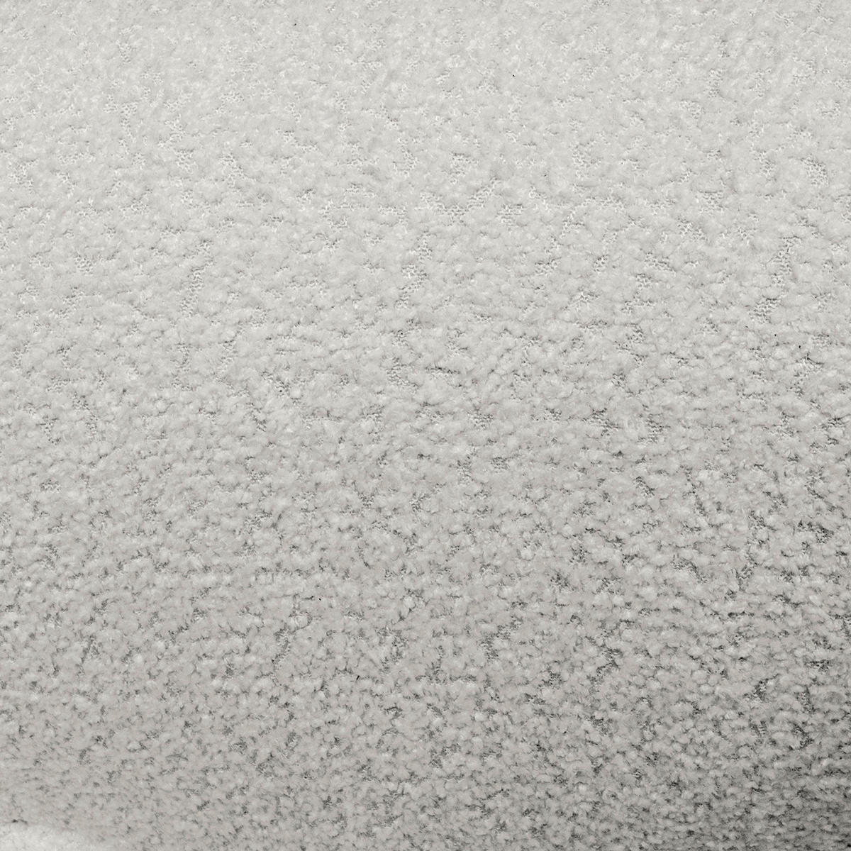 ECKSOFA in Bouclé Hellgrau  - Weiss/Hellgrau, Design, Kunststoff/Textil (113/300cm) - Livetastic