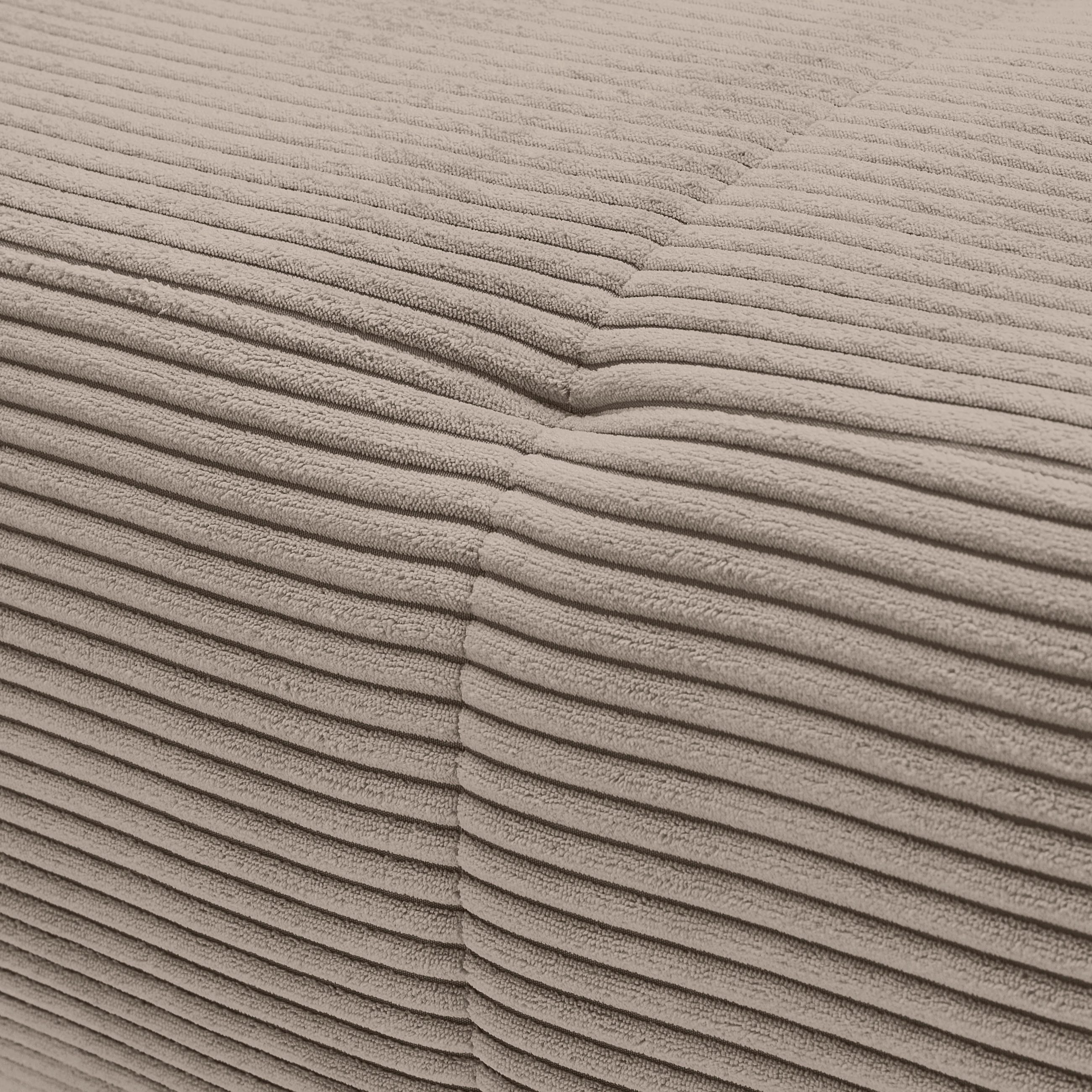 Thumbnail - Carryhome Ecksofa, Taupe, Textil, 2-Sitzer, Füllung: Schaumstoff, Silikon,Schaumstoff, Silikon, Ottomane links, L-Form, ...