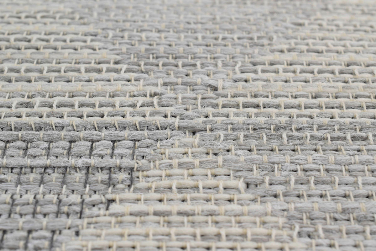 FLACHWEBETEPPICH 80/150 cm Amalfi Grau, Hellgrau, Dunkelgrau  - Dunkelgrau/Hellgrau, Trend, Textil (80/150cm)