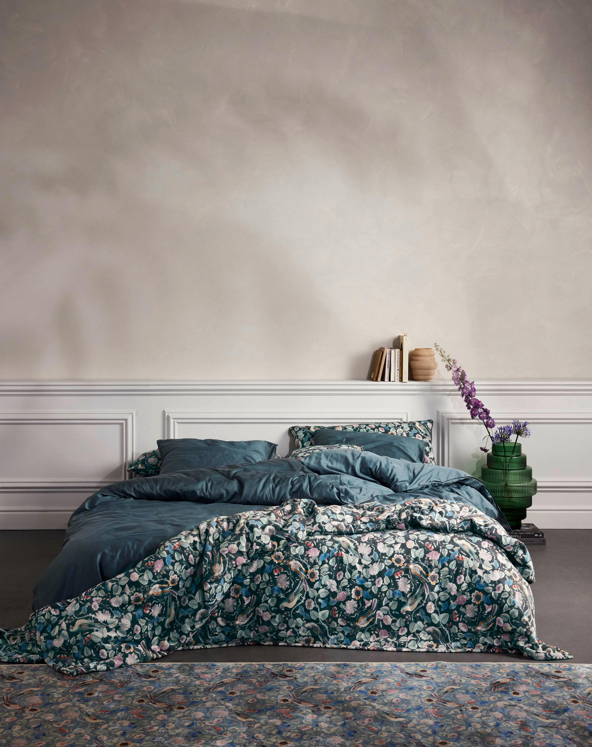 BETTWÄSCHE Aleste Satin 135/200 cm  - Grau, KONVENTIONELL, Textil (135/200cm) - Essenza