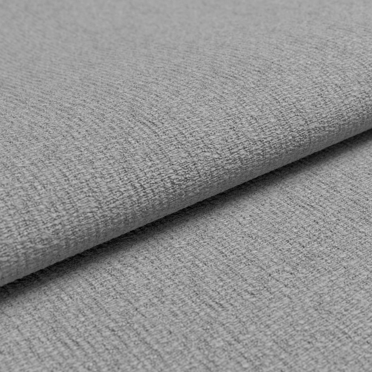 ECKSOFA  in Flachgewebe Hellgrau  255-365/175-224 cm  - Hellgrau/Schwarz, Design, Textil/Metall (255-365/175-224cm) - Dieter Knoll