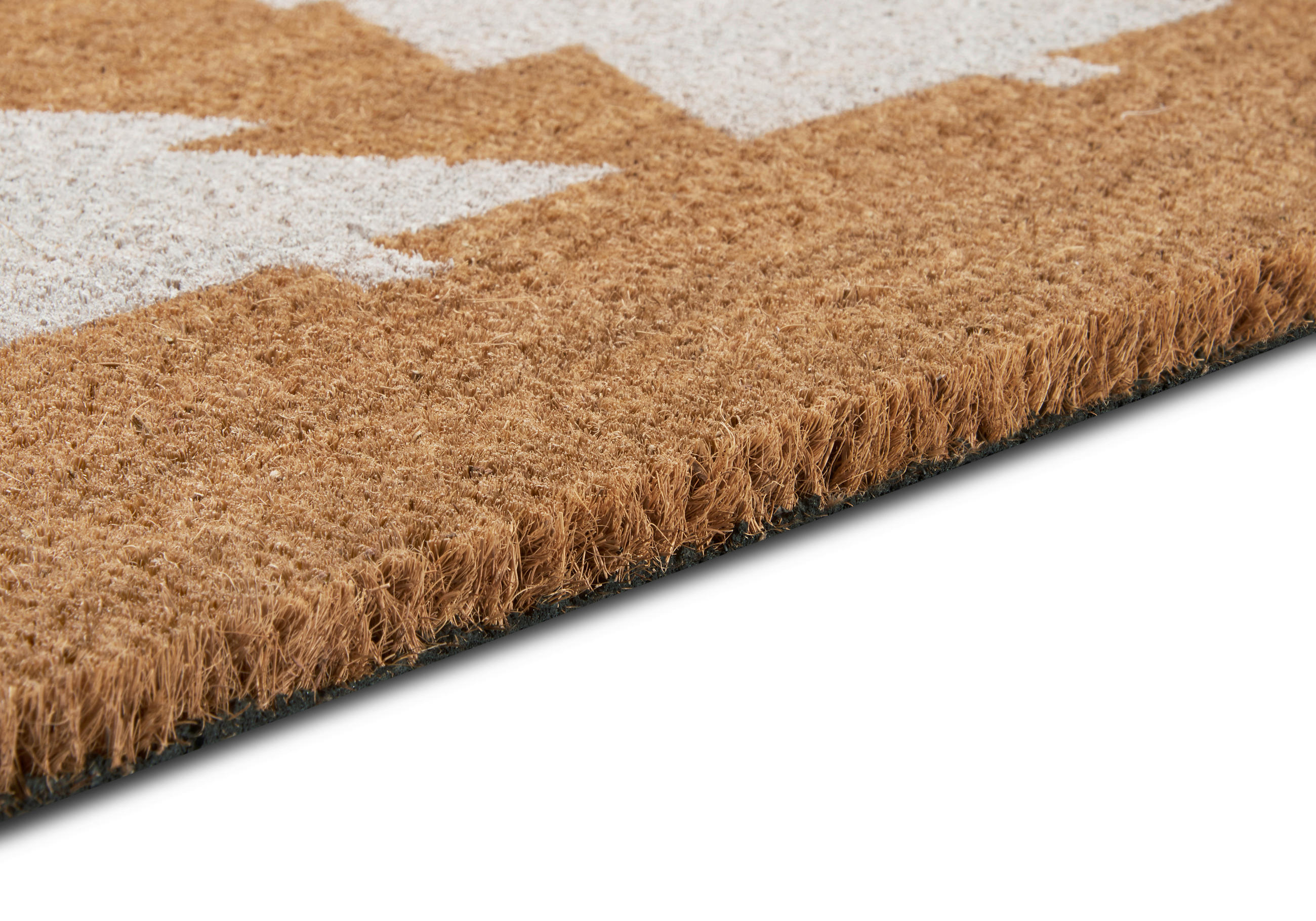 KOKOSMATTE  45/75 cm  Weiß, Hellbraun  - Hellbraun/Weiß, Basics, Naturmaterialien/Kunststoff (45/75cm)