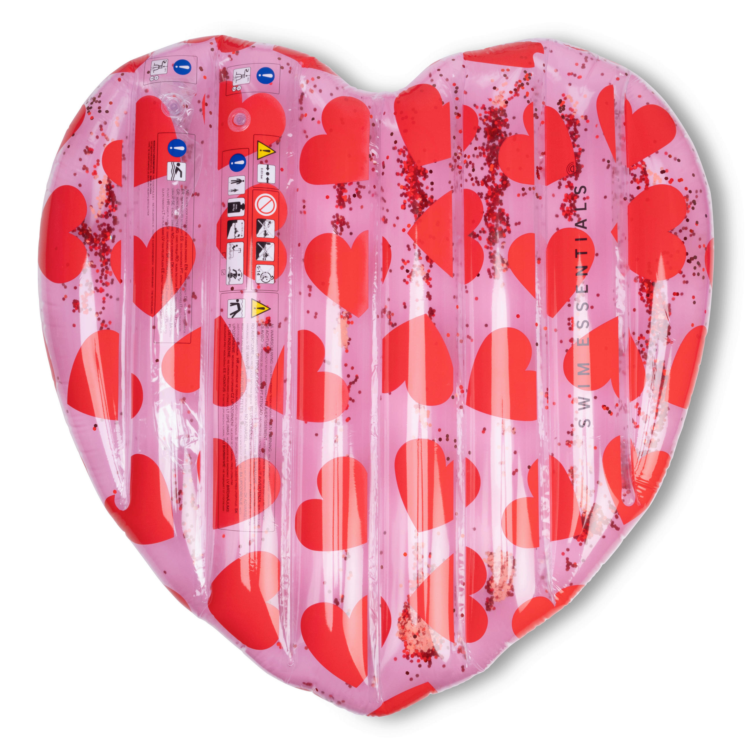SCHWIMMTIER - Rot, Basics, Kunststoff (120/150cm)