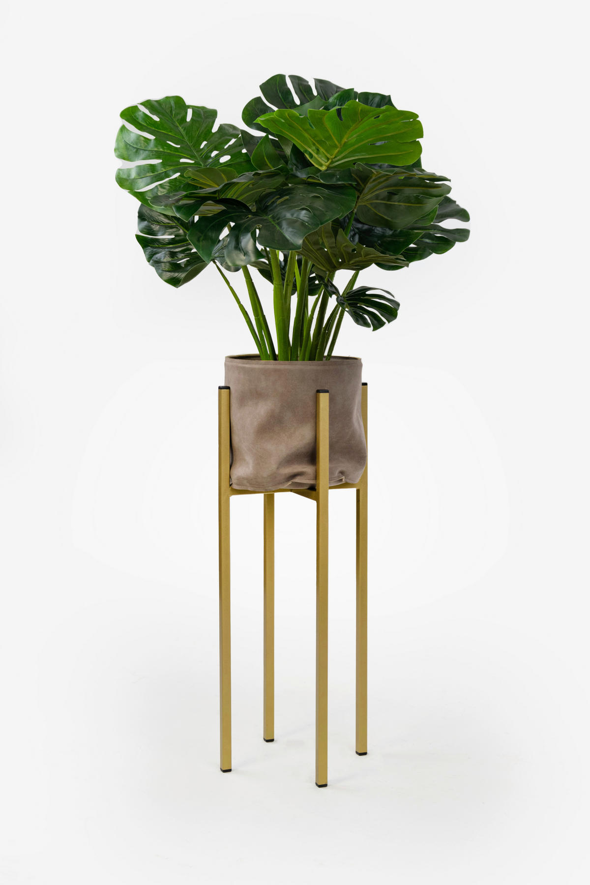 BLUMENSTÄNDER Metall  - Goldfarben, Basics, Metall (26/60/26cm)