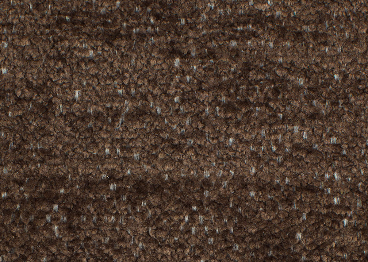 ECKSOFA in Webstoff Braun  - Schwarz/Braun, Design, Textil/Metall (289/180cm) - Stylife