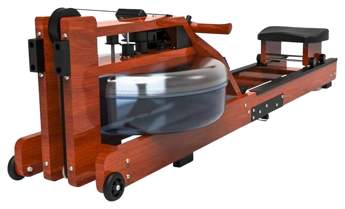 HOLZRUDERGERÄT FALTBAR HRG21 - Dunkelbraun, KONVENTIONELL, Holz/Kunststoff (208/58/58cm)
