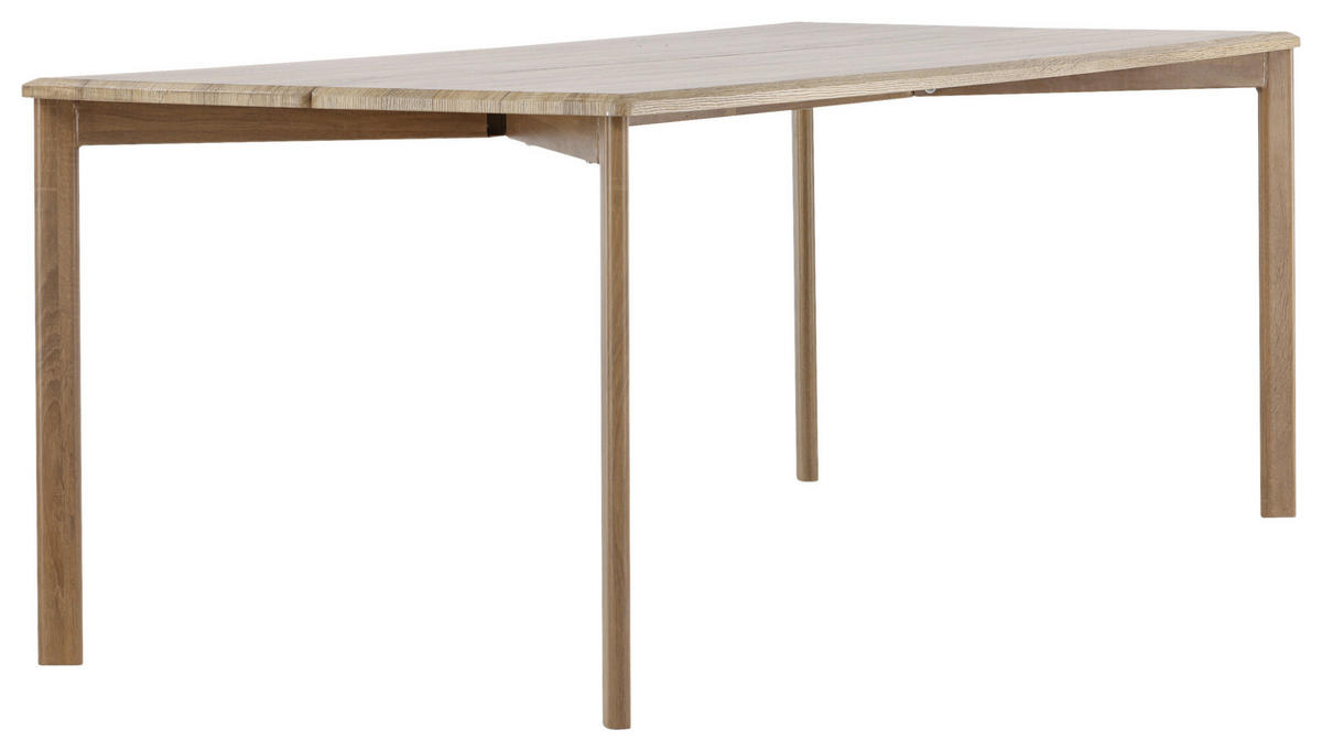 ESSTISCH furniert rechteckig Beige  - Beige, Design, Holzwerkstoff/Metall (200/90/75cm) - Livetastic