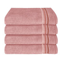 HANDTUCHSET Altrosa 4-teilig  - Altrosa, Basics, Textil (50/100cm)