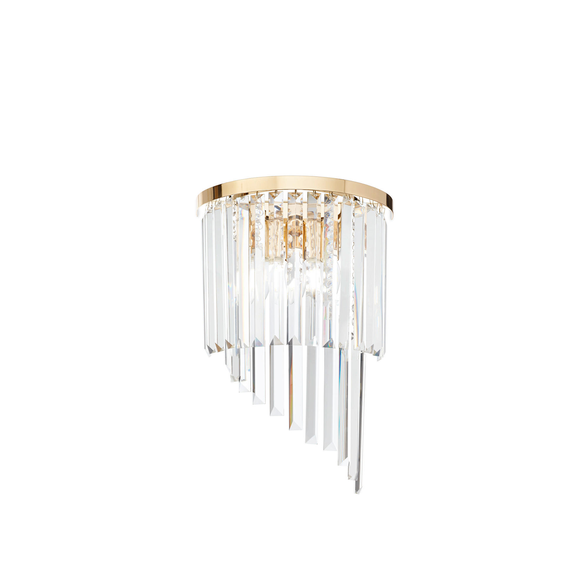 Ideal Lux Wandleuchte Carlton Gold 15x45x30 cm