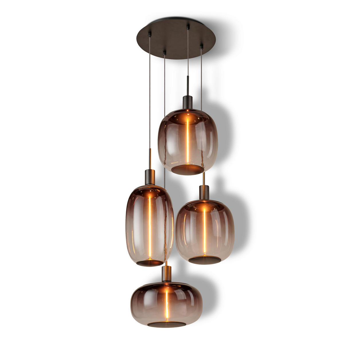 LED-LEUCHTMITTEL   E27 12 W 300 lm  - Grau, KONVENTIONELL, Kunststoff (20/37cm)