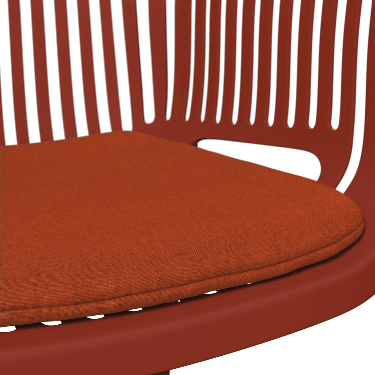 STAPELSESSEL in Kunststoff, Textil Rot  - Rot, Basics, Kunststoff/Textil (55/80/60cm) - Ambia Garden