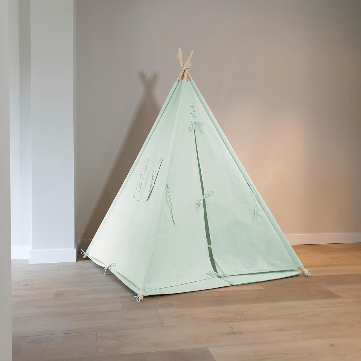 SPIELZELT - Grün, KONVENTIONELL, Holz/Textil (120/160/120cm) - Ambia Garden