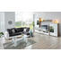 DNEVNI REGAL bela, hrast - bela/hrast, Design, umetna masa/steklo (310/195/45cm) - XORA