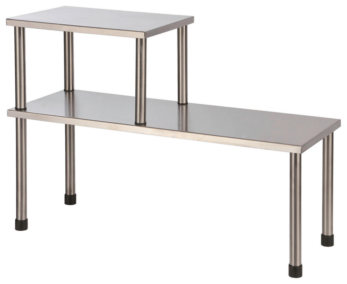 KÜCHENREGAL  - Silberfarben, KONVENTIONELL, Metall (45/31,5/16cm)