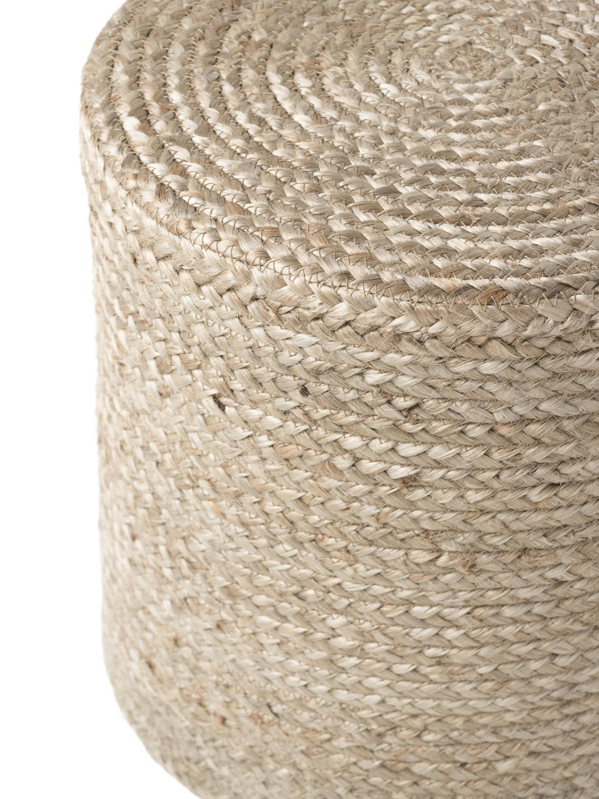 POUF Struktur Uni 40/40/40 cm  - Greige, Basics, Textil (40/40/40cm)