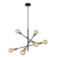 HÄNGELEUCHTE 100/10/100 cm  - Goldfarben/Schwarz, KONVENTIONELL, Metall (100/10/100cm)