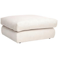 HOCKER in Textil Naturfarben  - Schwarz/Naturfarben, Design, Textil (110/50/110cm) - Ambia Home