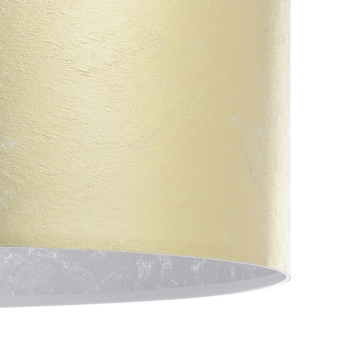 HÄNGELEUCHTE Viserbella 53/110 cm  - Champagner/Goldfarben, KONVENTIONELL, Textil/Metall (53/110cm) - Eglo