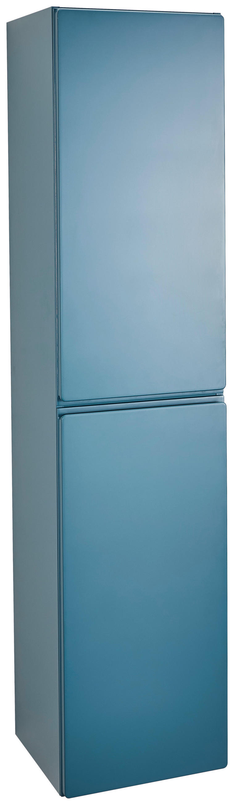 HOCHSCHRANK 35/150/33 cm  - Dunkelblau, MODERN, Glas/Holzwerkstoff (35/150/33cm) - Welnova