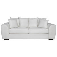 3-SITS SOFFA i ljusgrå  - ljusgrå/svart, Klassisk, trä/textil (232/85/100cm) - Carryhome