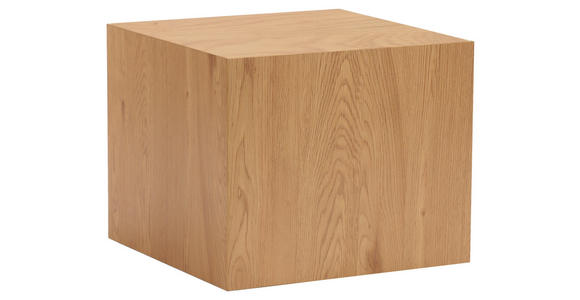 BEISTELLTISCH 48/48/50 cm Eichefarben quadratisch  - Eichefarben, Design, Holzwerkstoff (48/48/50cm) - Xora