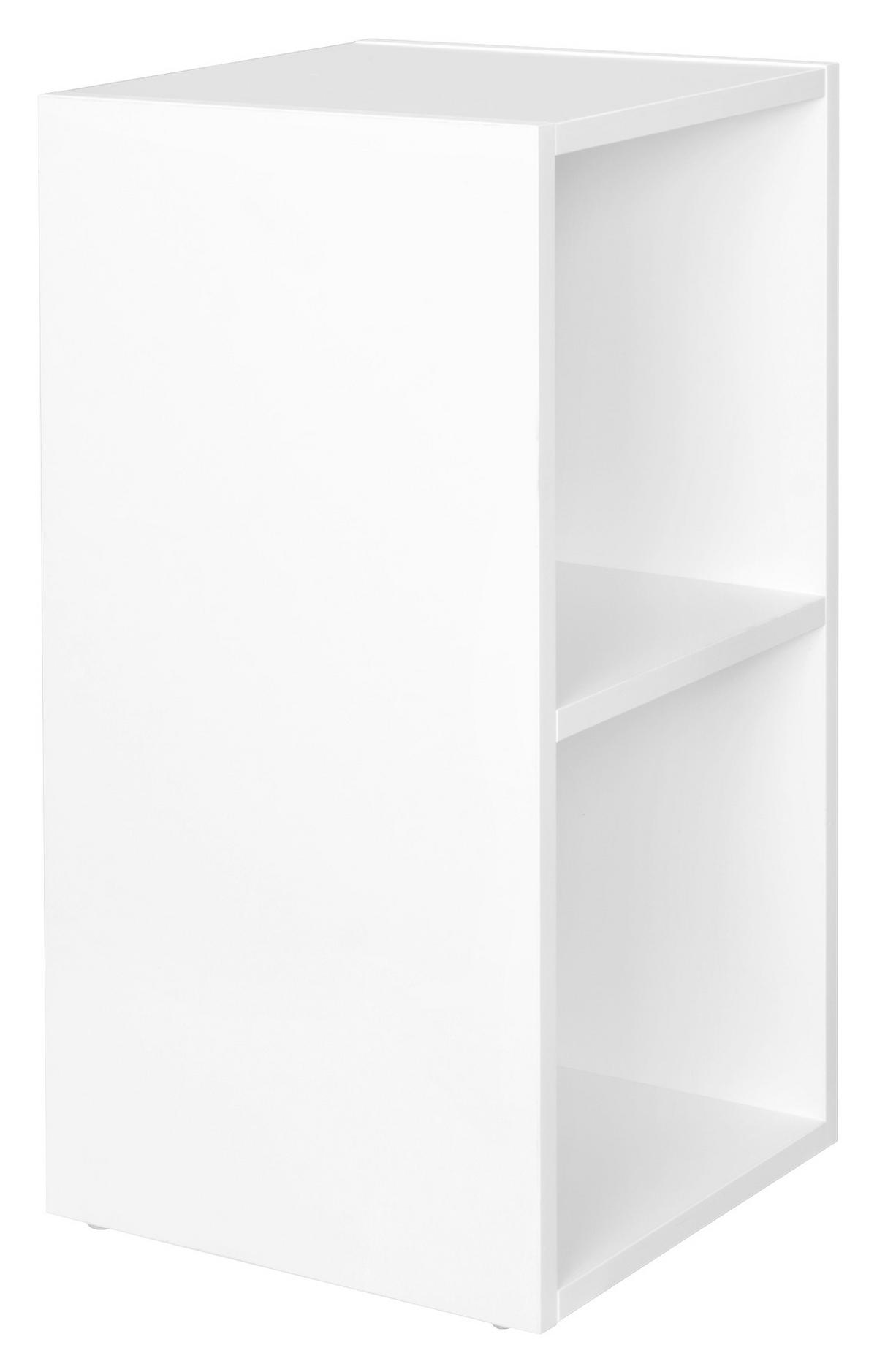 REGAL crna, bijela  drvni materijal  - bijela/crna, Konvencionalno, drvni materijal (30/60/30cm) - MID.YOU