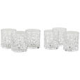 GLÄSERSET Cubetti 6-teilig - Klar, KONVENTIONELL, Glas (280ml) - Novel